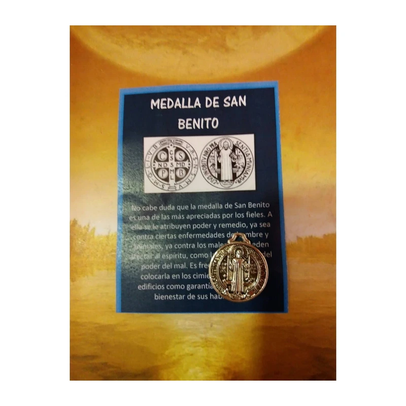 Amuleto Medalla San Benito