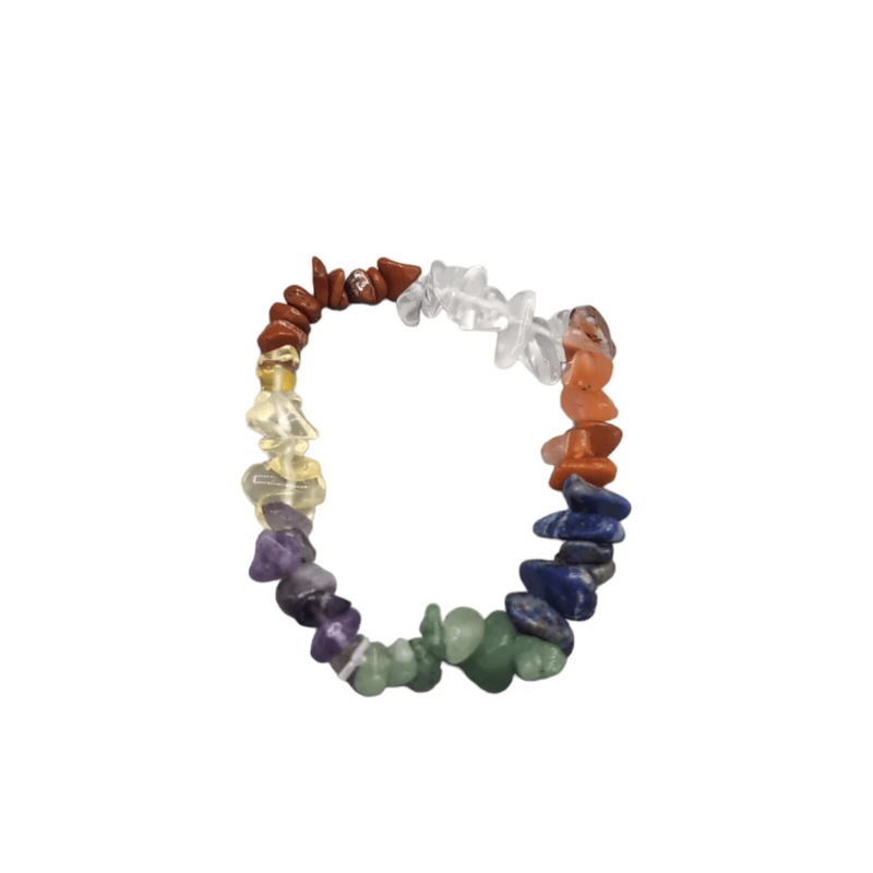 Pulsera Mineral 7 Chacras