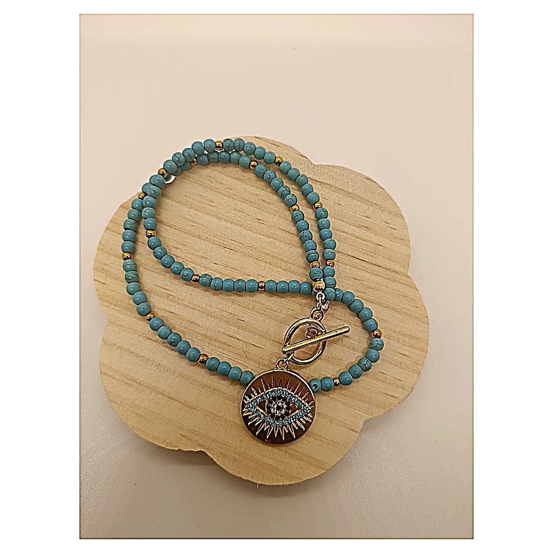 Amuleto Ojo Turco Turquesa - Imagen 2